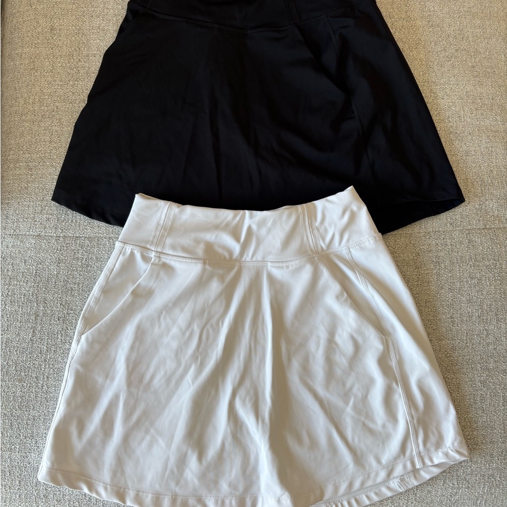 Lole Black and White Women Skorts